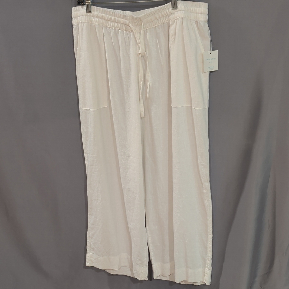 Cynthia Rowley Linen Blend Pants 1X